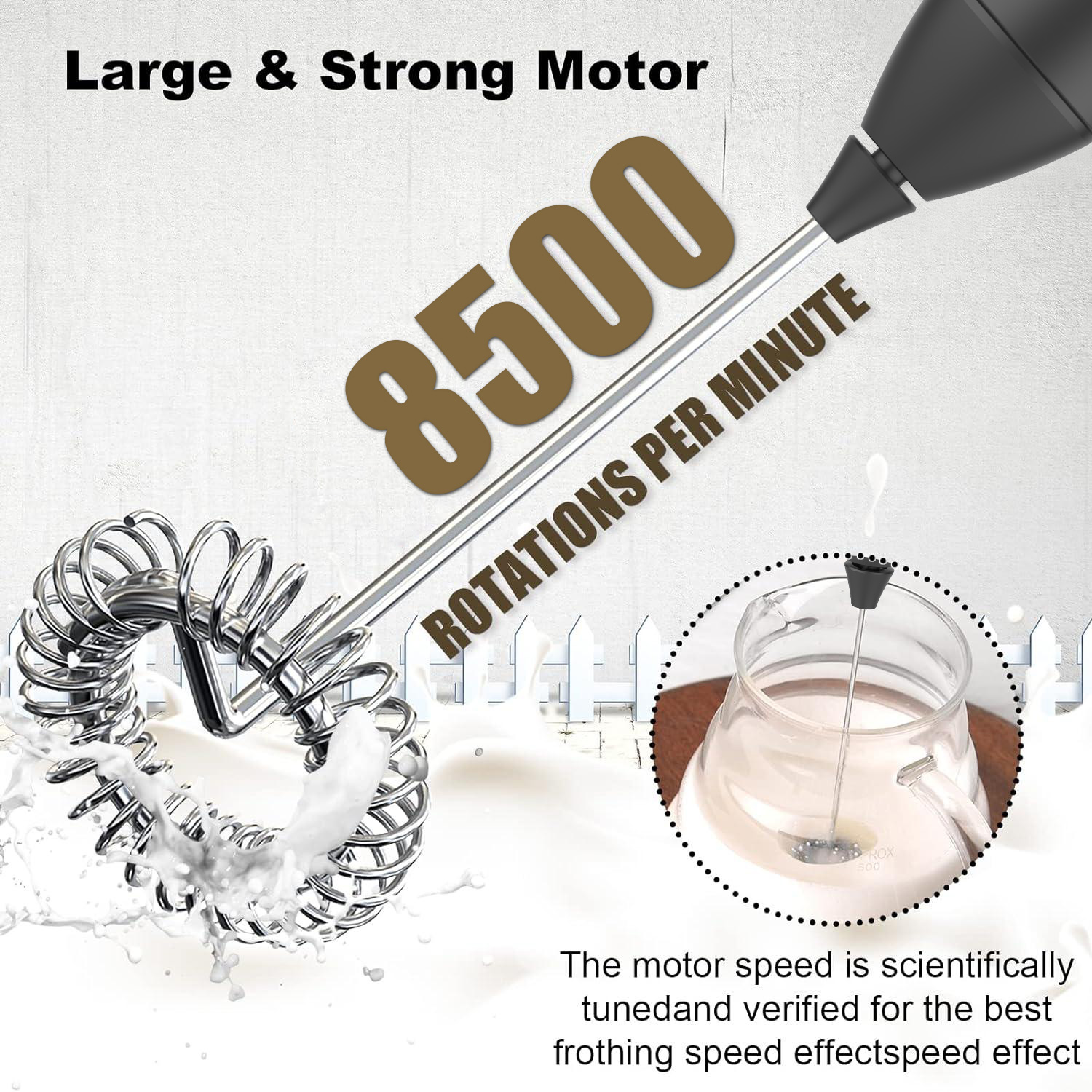 Rechargeable Milk Frother Auto - đánh giá và giá Electric Milk Frother Handheld