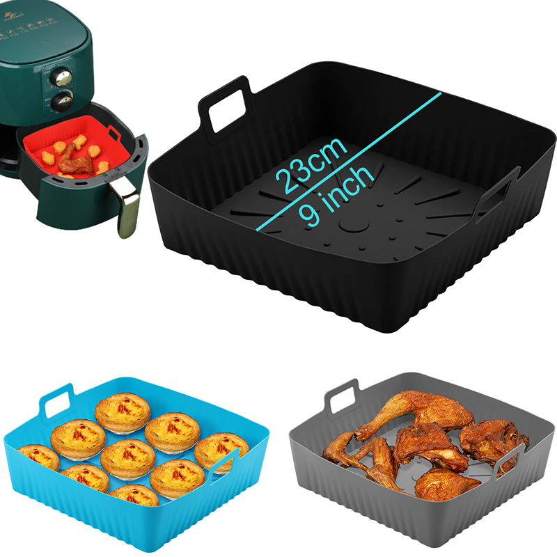Large 23cm Air Fryer Silicone  - đánh giá và giá Air Fryer Silicone Pot Liner