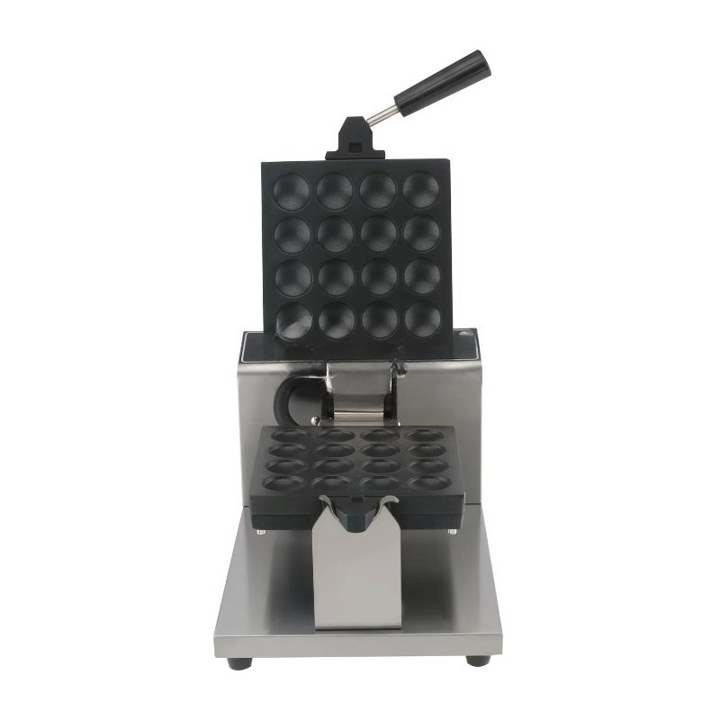 Nonstick Poffertjes Machine 16 - đánh giá và giá Mini Waffle Maker Machine