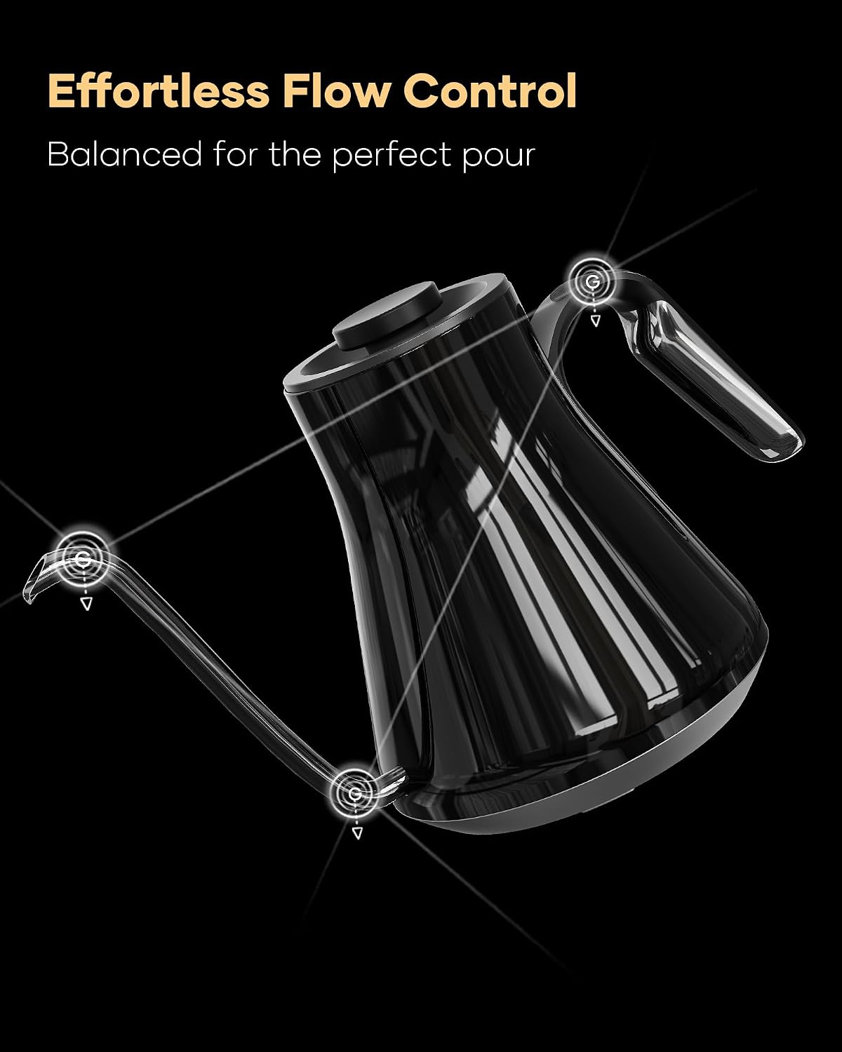 Gooseneck Electric Kettle, ±1° - đánh giá và giá Electric Kettle Temperature Control