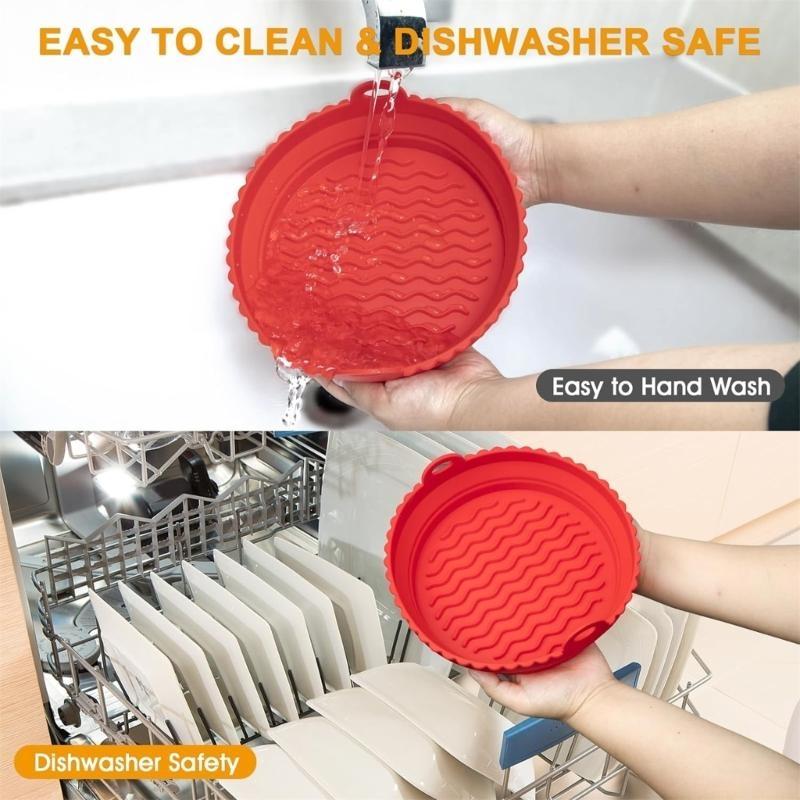D0AB 2-Pack Air Fryer Silicone - đánh giá và giá Air Fryer Silicone Pot Liner