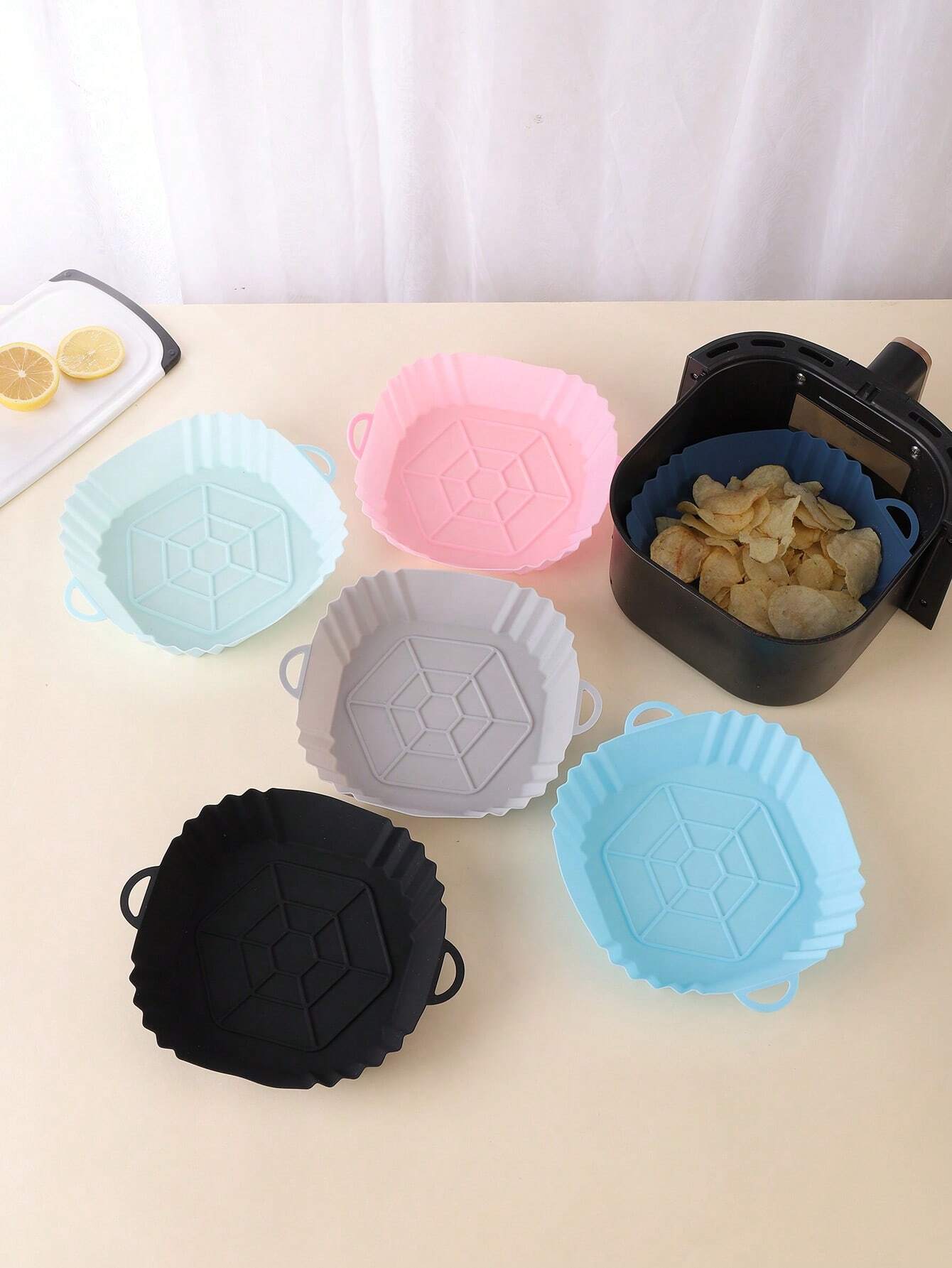 1pc Air Fryer Silicone Pot, Mo - đánh giá và giá Air Fryer Silicone Pot Liner