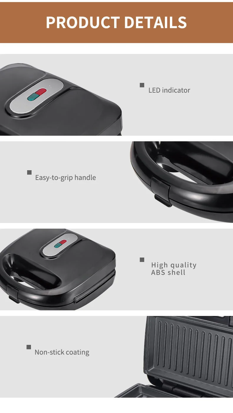220/110V Household Appliances  - đánh giá và giá Mini Waffle Maker Machine