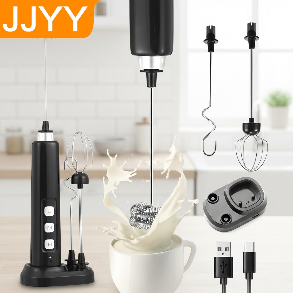 USB Rechargeable Handheld Milk - đánh giá và giá Electric Milk Frother Handheld